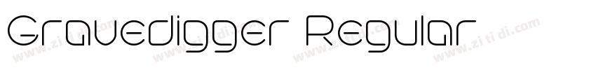 Gravedigger Regular字体转换